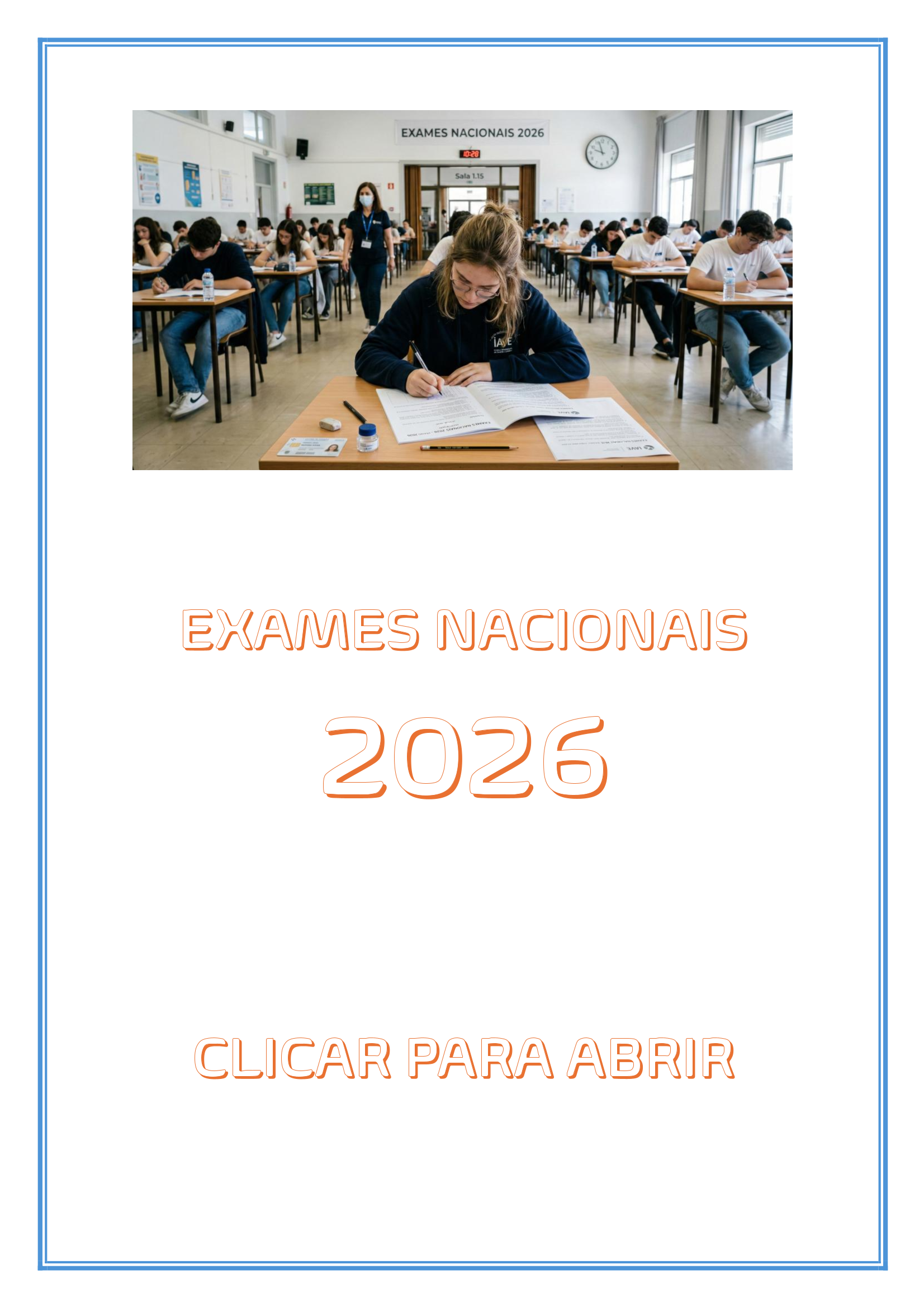 Exames Nacionais 2026