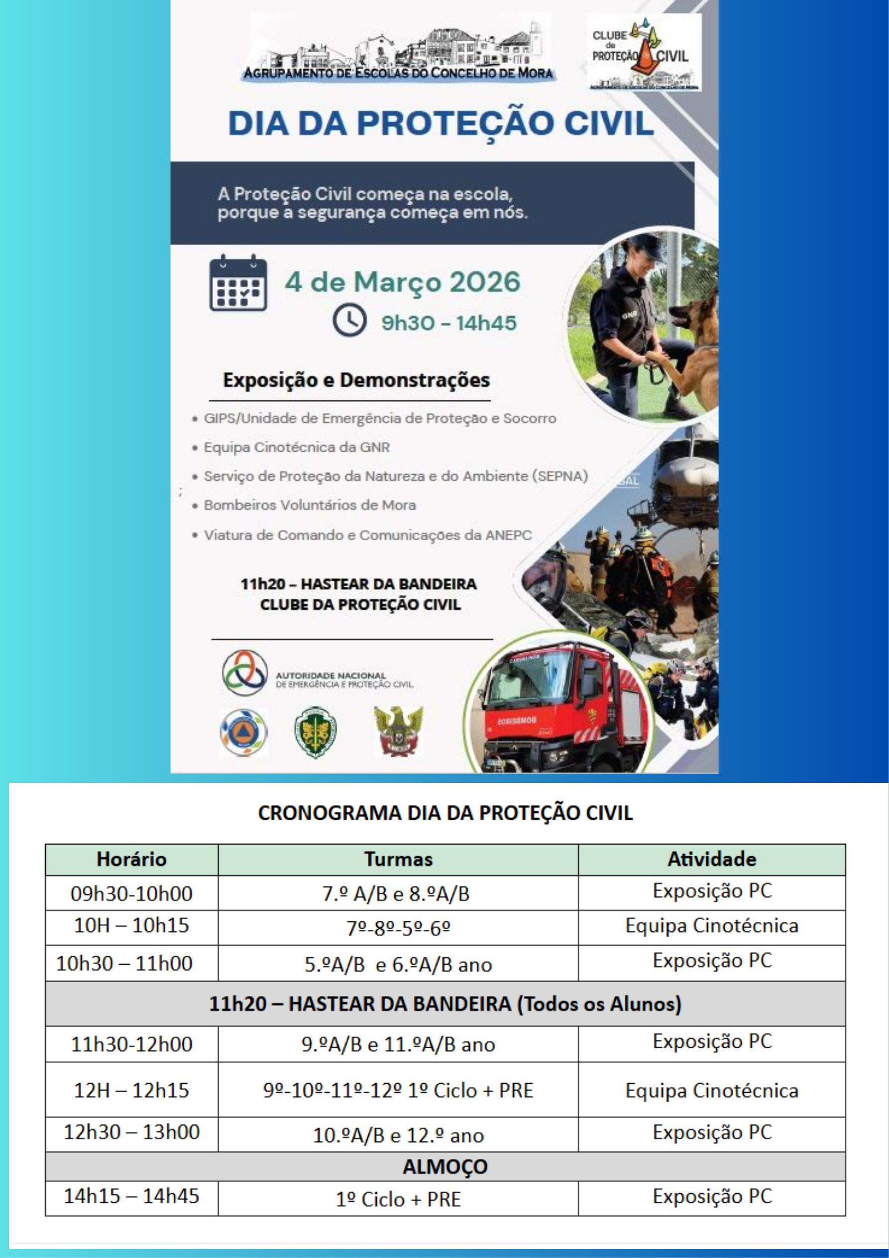 Proteção Civil 2026